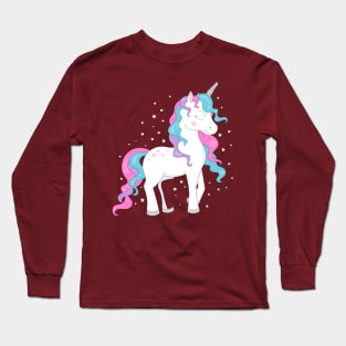 unicorn drawing fashion tshirt Long Sleeve T-Shirt